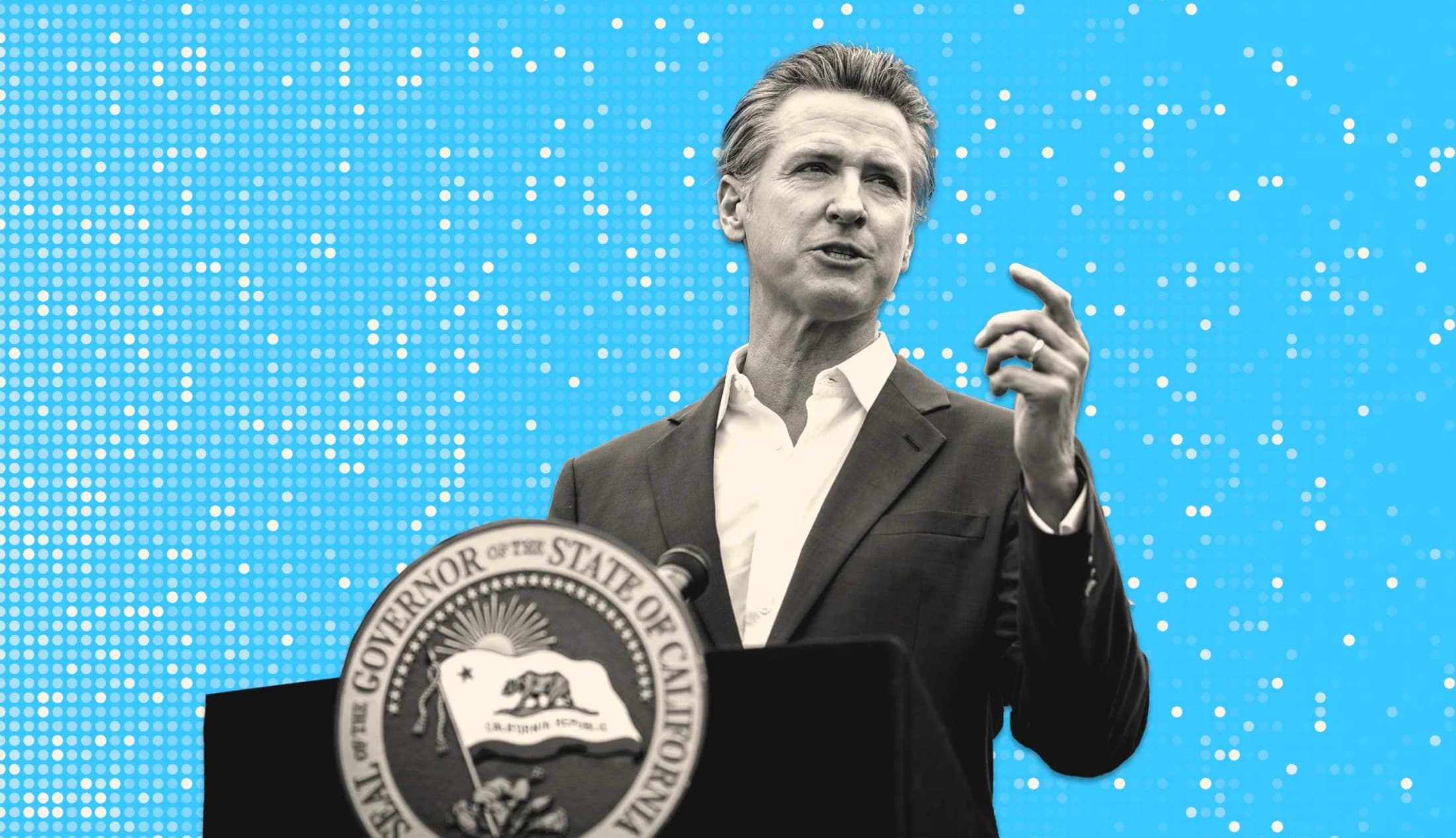 Newsom's AI Kill Switch Targets NVDA, AAPL, GOOGL